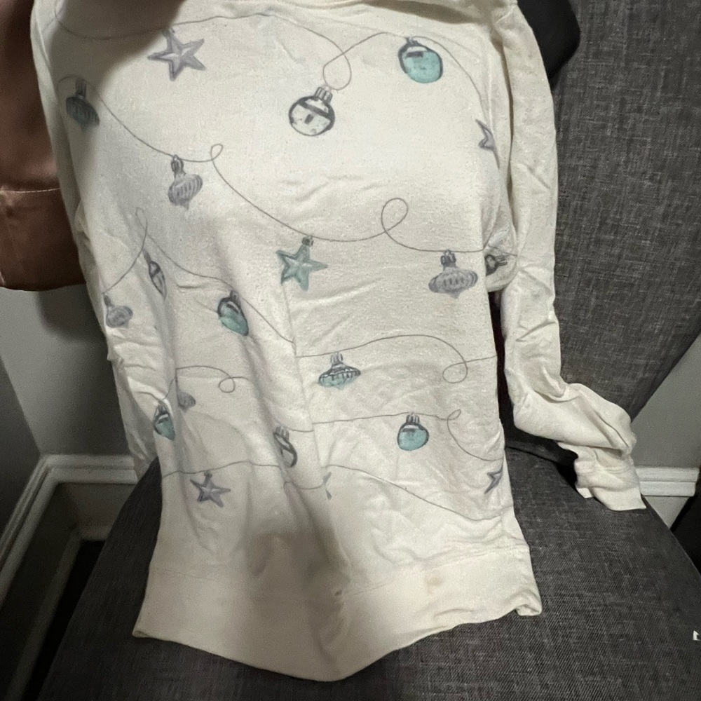 Christmas cream long sleeve